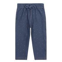 Calça Bebê Menina Cinti em Molecotton Denim c/ Strass Escuro Tamanho:2 Calça Bebê Menina Cinti em Molecotton Denim c/ Strass Escuro Tamanho:2