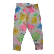 Calça Bebê Menina com Vira Pé