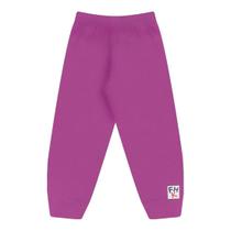 Calça Bebê Menina MoletomBásica Lisa Roxa Claro Calça Bebê Menina MoletomBásica Lisa Roxa Claro