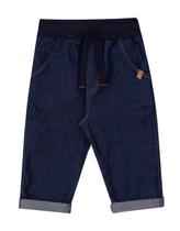 Calça Bebê Menino Jeans Barra Virada Nini & Bambini Calça Bebê Menino Jeans Barra Virada Nini & Bambini
