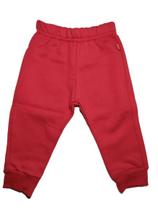 Calça Bebe Moletom Groselha Tam M 6-9 Meses Dicanela Calça Bebe Moletom Groselha Tam M 6-9 Meses Dicanela