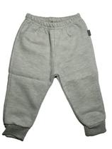 Calça Bebe Moletom Mescla Cinza Tam M 6-9 Meses Dicanela Calça Bebe Moletom Mescla Cinza Tam M 6-9 Meses Dicanela