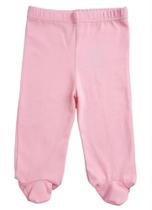 Calça Bebê Rosa Bebê com Pé - 01 Calça Bebê Rosa Bebê com Pé - 01