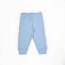 Calça Bebê Suedine Básica Azul Bebê