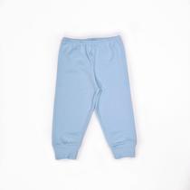 Calça Bebê Suedine Básica Azul Bebê