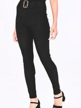 Calça Bengaline com cinto e Bolso feminina Calça Bengaline com cinto e Bolso feminina
