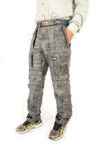 Calça/bermuda amazon mtk - rajada cinza