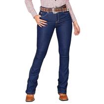 Calça Bill Way Feminina Flare Azul Escuro