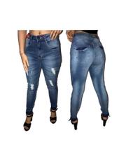 Calça biotipo jeans femininas skinny mid