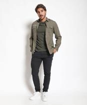 Calça Biotipo jeans sarja preta masculina