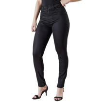 Calça Bivik Jeans Cigarrete Preto Fosco - Feminino