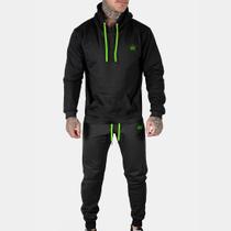 Calça + Blusa Moletom Com Bolsos Cintura Com Elástico Coroa e Cordão