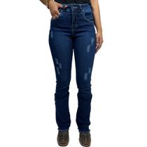 Calca Bordada Flor Feminina Jeans American Country