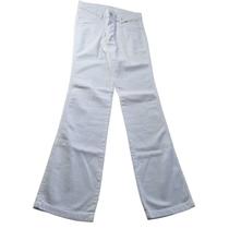 Calça Branca Feminina Sarja Team Work Calça Branca Feminina Sarja Team Work