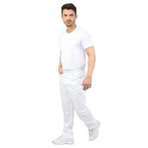Calça Branca Masculina cós 1/2 Elástico