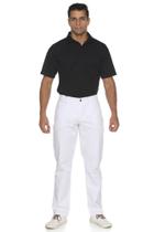 Calça branca masculina - Demorgan Uniformes
