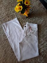 Calça branca wid leg Calça branca wid leg