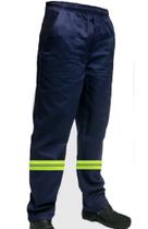 Calça Brim Com Refletiva