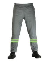 Calça Brim Comum Para Trabalho Mecânico Obra Pedreiro Tecido Resistente