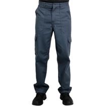 Calça Brim Premium Cedro com Elástico e Bolsos Petróleo THS