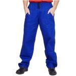 Calça Brim Unissex Meio Elastico Azul Royal