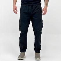 Calça Broken Rules Jogging Cargo em Sarja Masculina Calça Broken Rules Jogging Cargo em Sarja Masculina