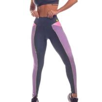 Calca bystep feminina legging tricolor platine/superkap bbs1431