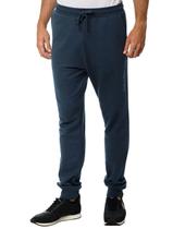 Calça Calvin Klein Jeans Masculina Moletom Side New Logo Azul Marinho