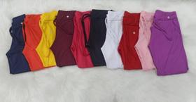 Calça Canelada Bolso Lateral