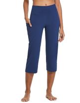 Calça Capri Baleaf Cintura Alta Controle de Barriga com Bolsos XL Calça Capri Baleaf Cintura Alta Controle de Barriga com Bolsos XL
