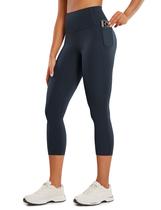 Calça Capri CRZ YOGA Butterluxe Cós Alto com Bolsos Marinho P XS