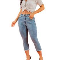 Calça Capri Feminina Basica Black Jeans - 24362 Calça Capri Feminina Basica Black Jeans - 24362