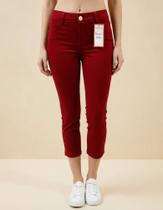 Calça Capri Feminina Colorida Muito Mais Jeans