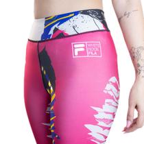 Calça Capri Fila Feminina Allover Print