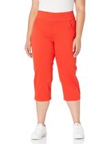 Calça Capri Gloria Vanderbilt Amanda com Cós Alto e 53 cm de Entrepernas