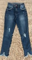 Calça Capri Jeans Tam 36