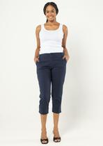 Calça Capri Sarja Pau a Pique Calça Capri Sarja Pau a Pique