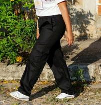 calça cargo adulto de Brim