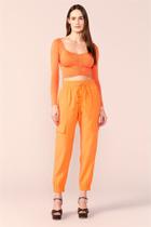 Calça cargo alfaiataria, cor: Terracota. Tam. P Calça cargo alfaiataria, cor: Terracota. Tam. P