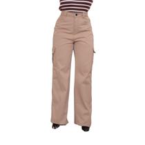 Calça cargo bege rocks jeans cl25037