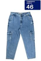Calça Cargo Feminina Assédio Jeans - Estilo Moderno e Confortável