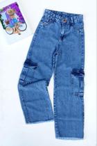 Calça cargo feminina infantil jens Calça cargo feminina infantil jens