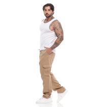 Calça Cargo Jeans Masculina Baggy Balão Jeans Masculino Calça Cargo Jeans Masculina Baggy Balão Jeans Masculino