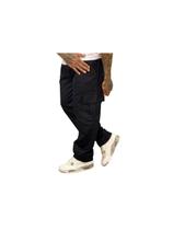 Calça Cargo Larga Skate 5 Bolsos Tendencia Masculina Wide