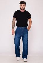 Calça Cargo Macaw 7944 Jeans F075