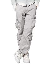 Calça Cargo Masculina Match Wild 6053 Cinza Prata Tamanho 40