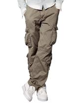 Calça Cargo Match Masculina Wild Café Claro Tamanho 38