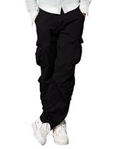 Calça Cargo Match Wild Preta Masculina Tamanho 34