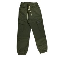 Calça Cargo Sarja - Tam 4 a 8 anos