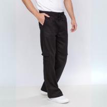 Calça Cargo Streetwear Estilo Largo Balão Jeans Sarja Masculino